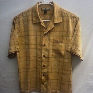 Tommy Bahama Men's Tan Short Sleeve Shirt